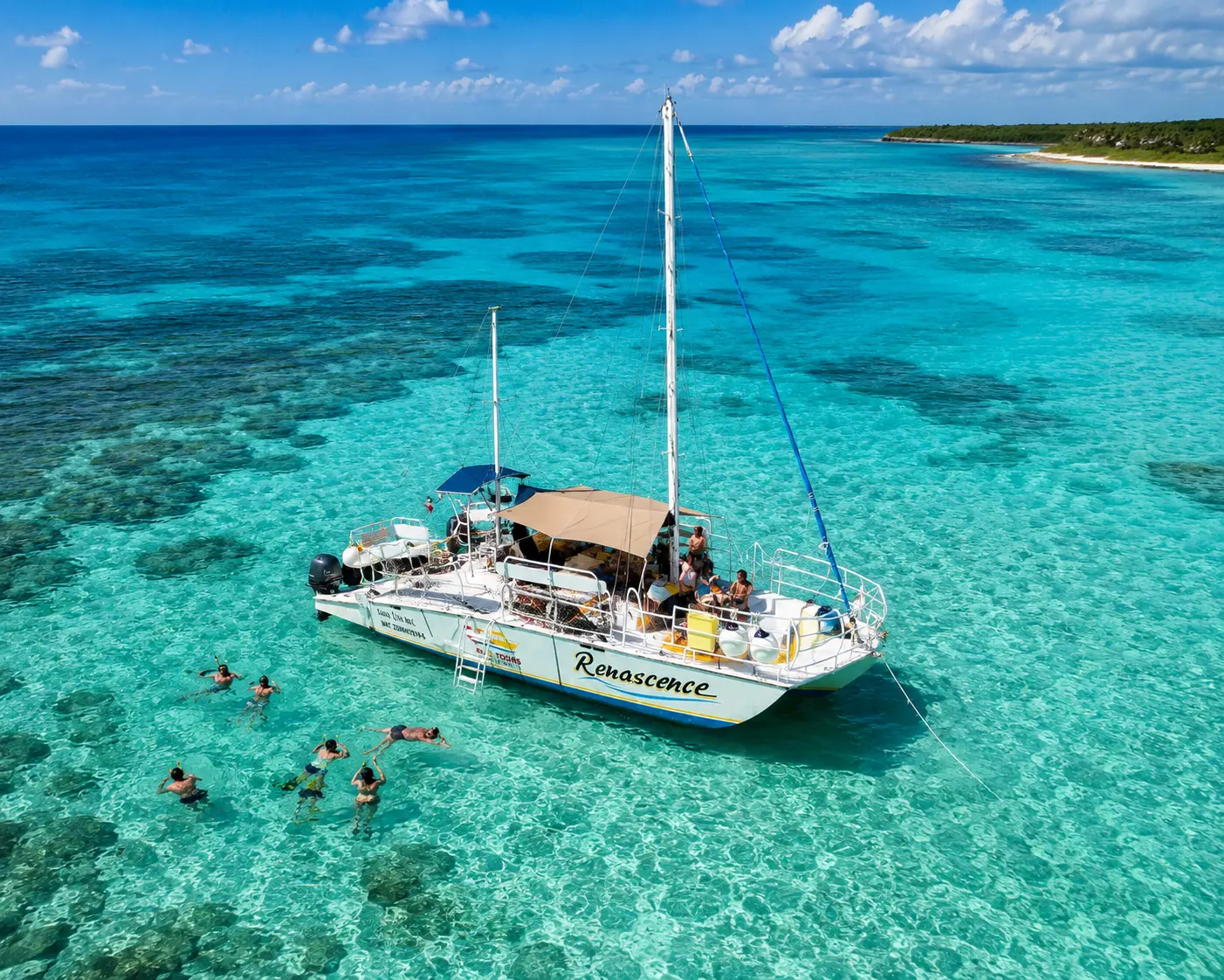 Cruise to reef Sail toward the Mesoamerican Barrier Reef