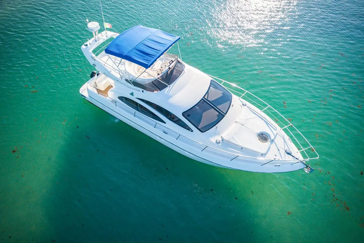 Return to Puerto Aventuras Cruise back with open bar and shaded lounging, disembark at the marina