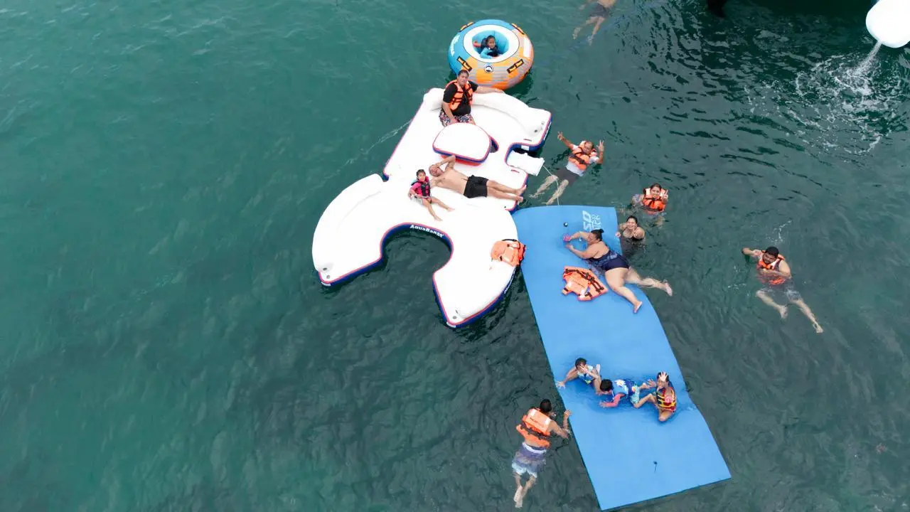 Swim, Snorkel & Relax Swim, paddle board and float at a hidden beach reachable only by boat. Drinks and music keep going while the day belongs to your group.