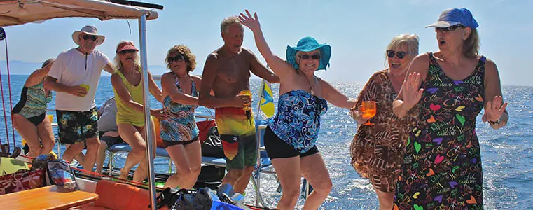 Return to the Marina Cruise back to La Cruz Marina at the end of your charter
