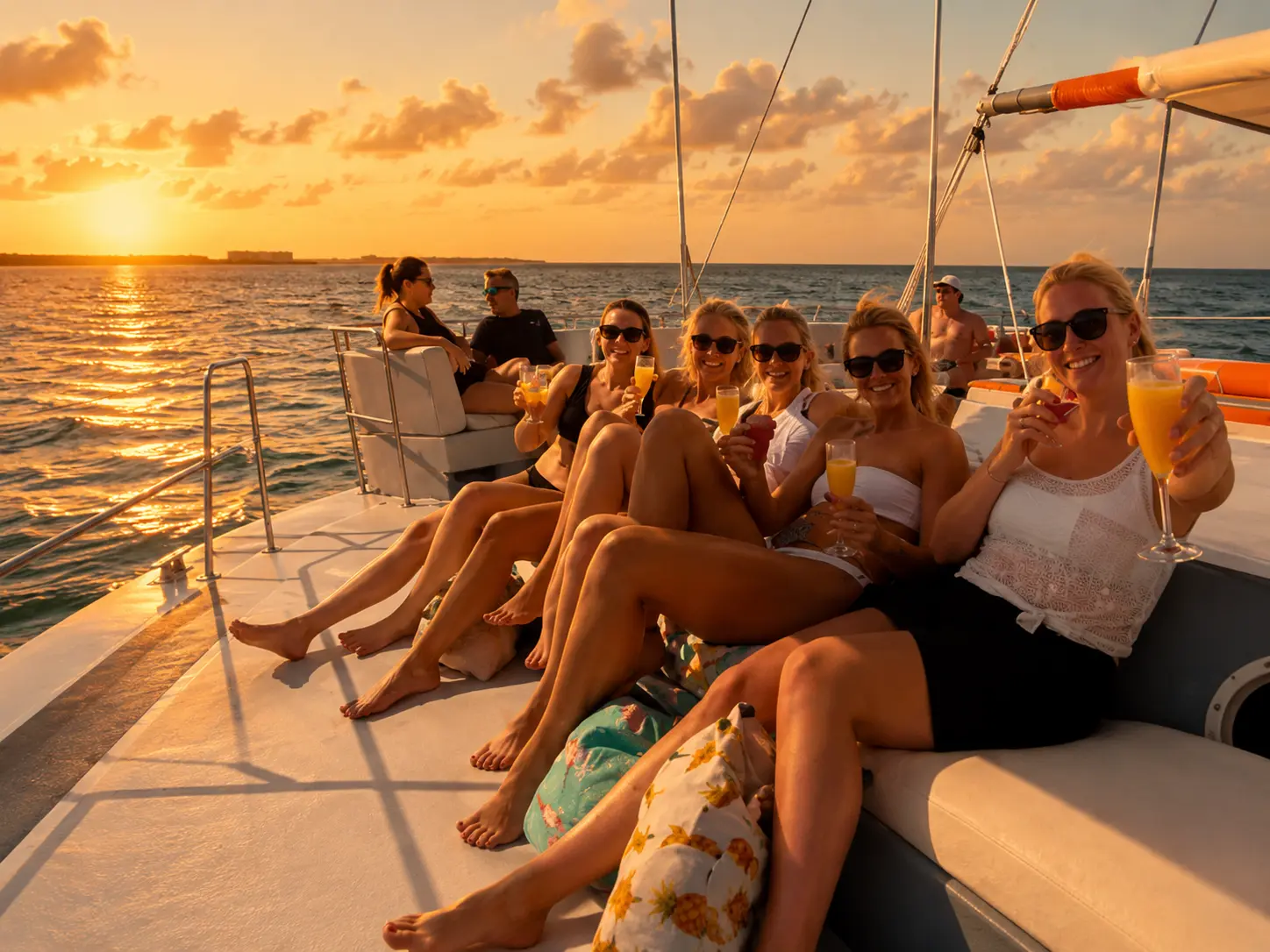 Sunset In The Bay Head out into Banderas Bay for the sunset, then cruise home under the neon and underwater lights