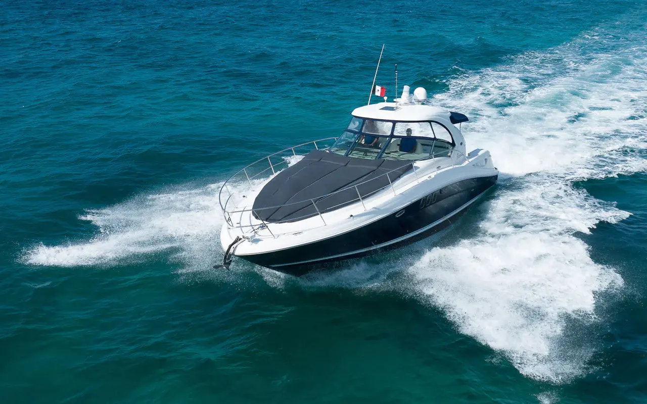 Cruise the Riviera Maya Coast Scenic sail along Mexico's Caribbean coastline with Bluetooth music playing